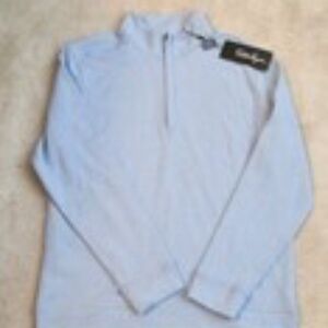 WALTER HAGEN Perfect 11 Midweight 1/4 Zip Pullover, Daybreak Blue, Size S,